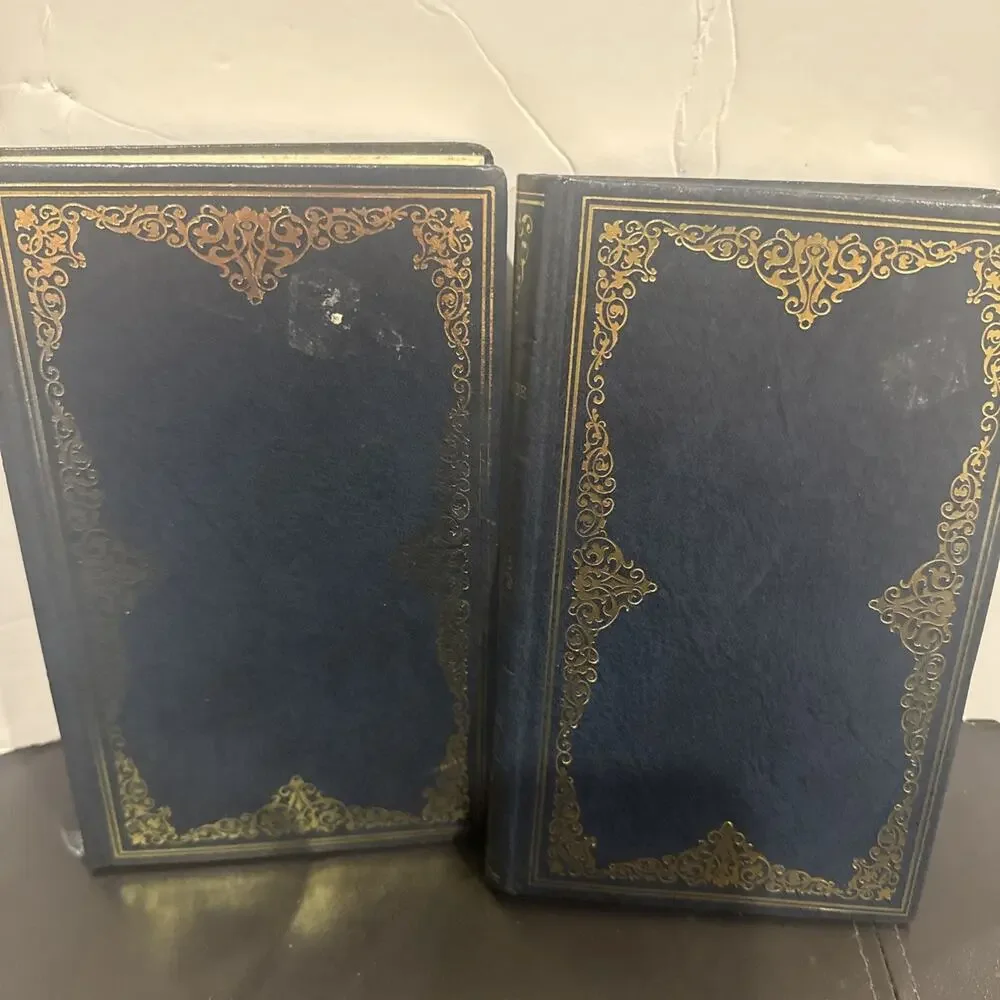 Ivanhoe I & II Sir Walter Scott 2 Volume Vintage Hardcover Books Set Classics